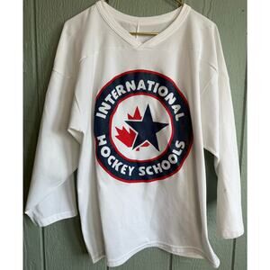 Vintage CCM International Hockey School Jersey, Large